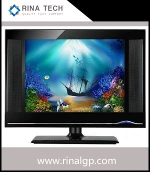 TV LED de bateria de liti integrada de 12V